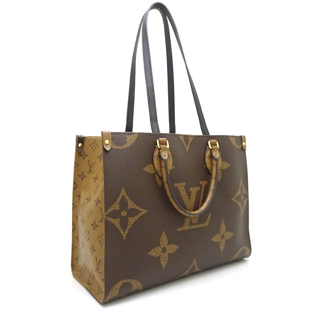 Louis Vuitton Monogram Giant Reverse Onthego MM Brown